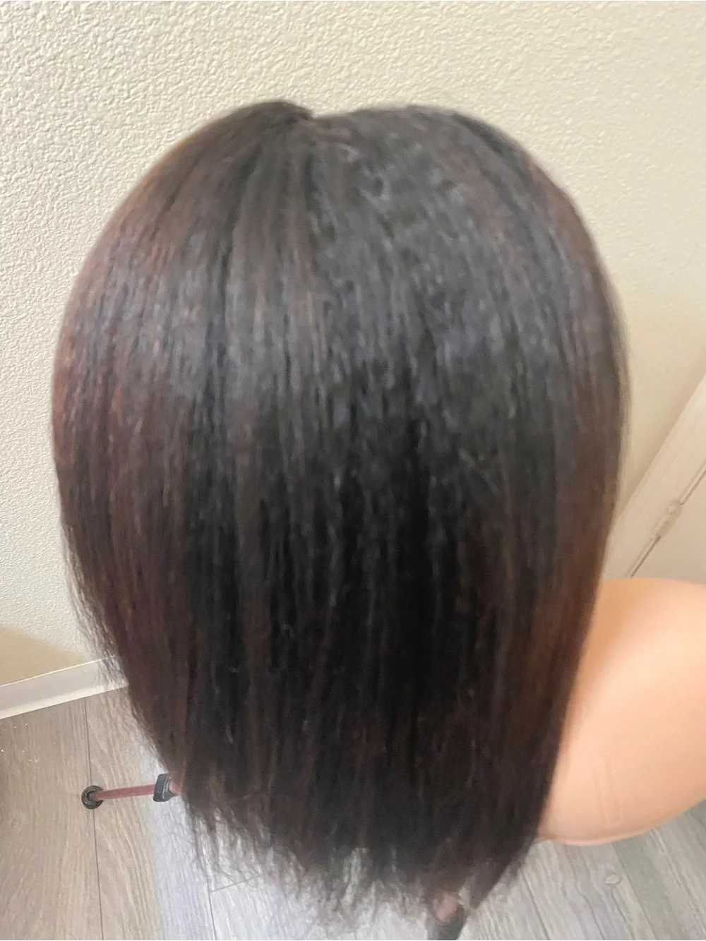 Kinky Straight UNICE Human Hair Wig 22”